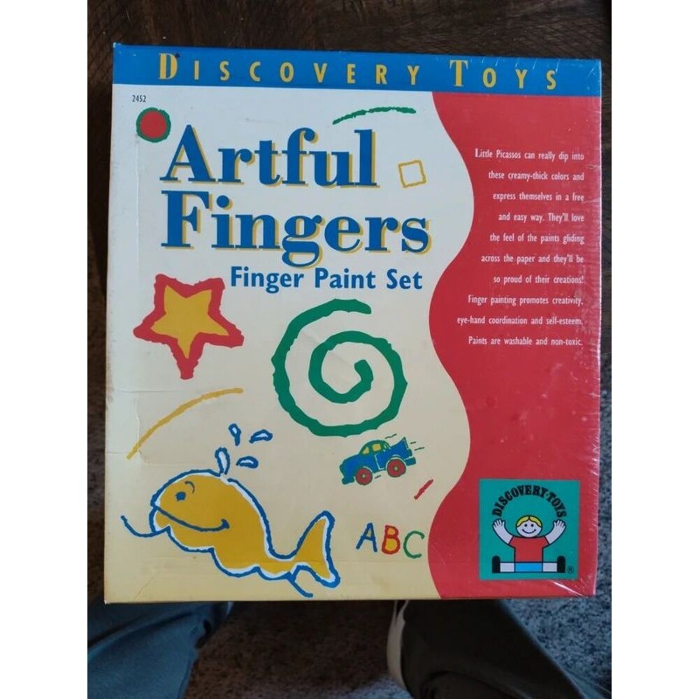 Discovery Toys Artful Fingers Finger paint set ~ ~ Unopened